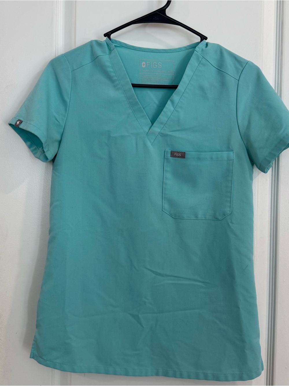 Figs Medical Scrub Top in Mint Green